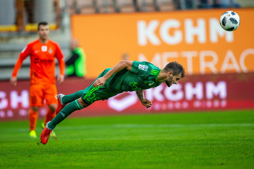 14.09.2018 KGHM ZAGLEBIE LUBIN - WKS SLASK WROCLAW EKSTRAKLASA PILKA NOZNA