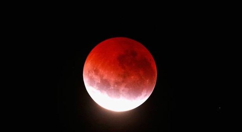 Blood red moon