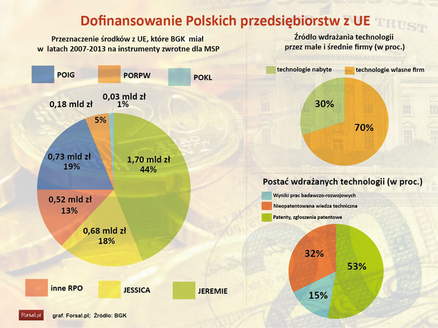 Dofinansowanie Polskich przedsiębiorstw z UE