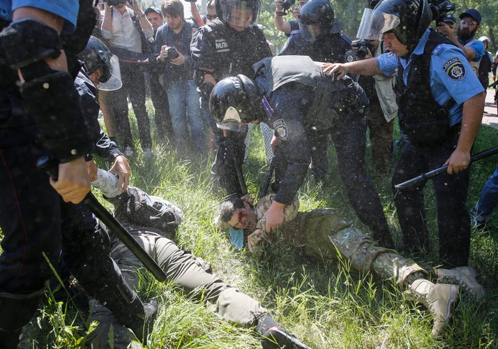 Marsz Równości Kijowie na Ukrainie