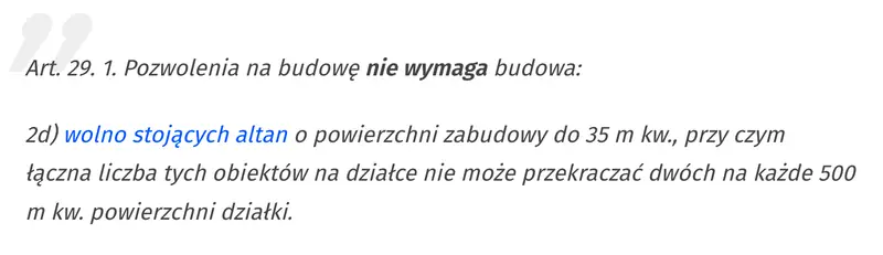 Przepisy dotyczące działek rekreacyjnych