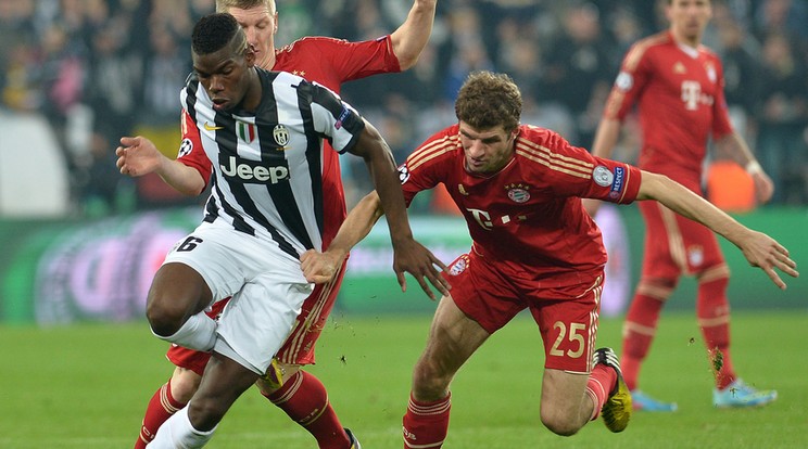 Paul Pogba (balra) és társai 2013-ban elbukták Thomas 
Müller és klubja ellen a BL-csatát. Most jobbat remélnek