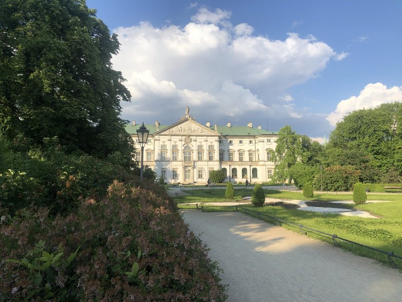 Pałac Krasińskich obecnie.