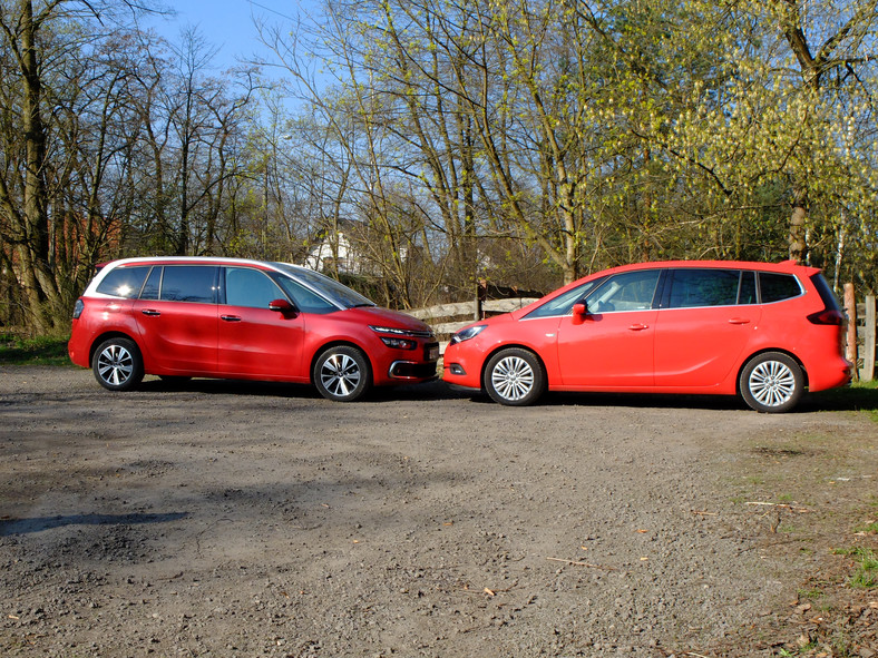 Opel Zafira i Citroen C4 Picasso