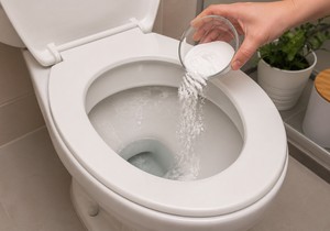 Sipanje soli u WC šolju