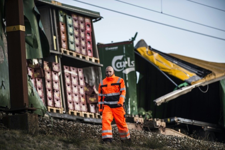 Rail operator DSB said six people died in the accident