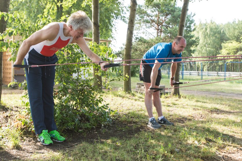 Wygrał trening z prezydentem Groblnym