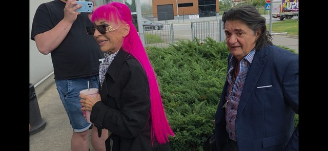 Zorica Brunclik na snimanju "Pinkovih zvezda"