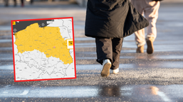 alerty imgw. marznący deszcz i gołoledź w 9 województwach