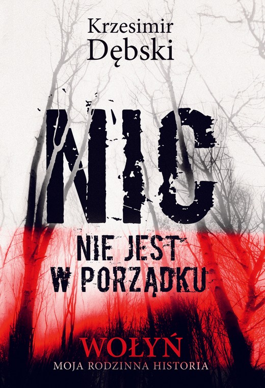 Okładka książki Krzesimira Dębskiego - "Nic nie jest w porządku"