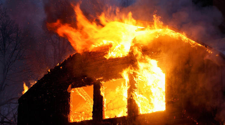Kiégett a családi ház melléképülete /Illusztráció: Northfoto