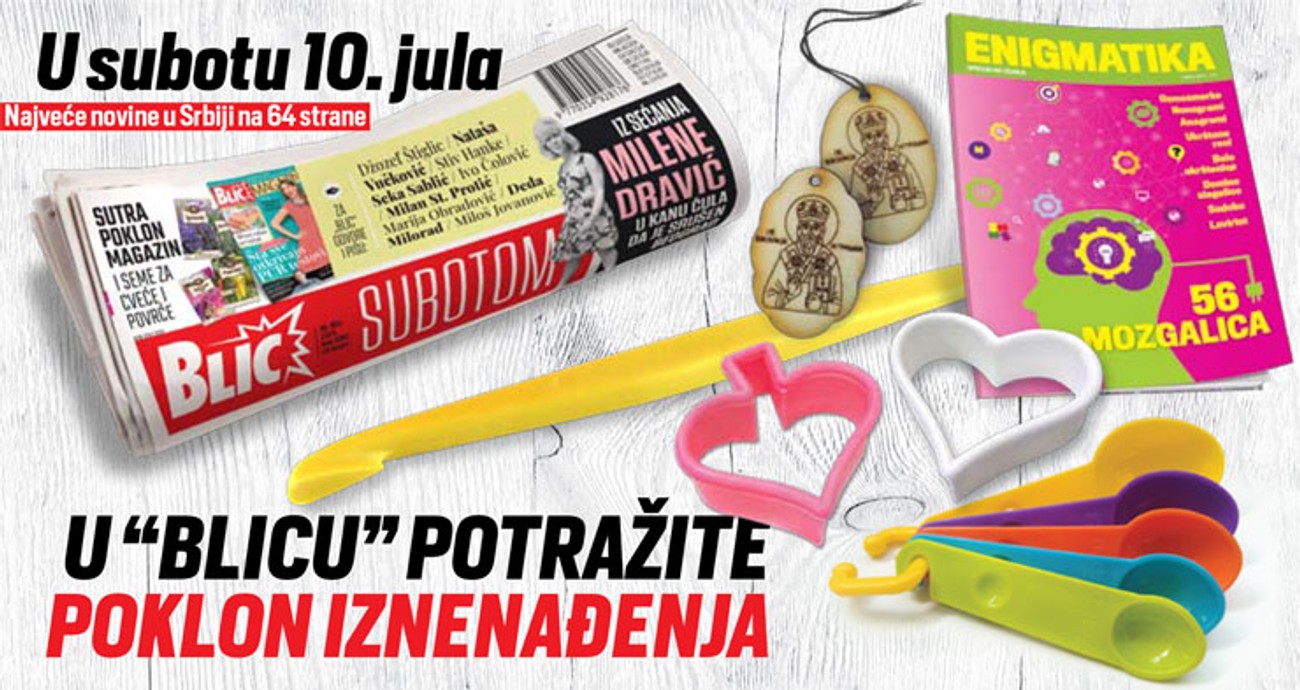 Bojanka, enigmatika, merice, modlice... Poklon iznenađenja danas uz "Blic" - Vimarsana News