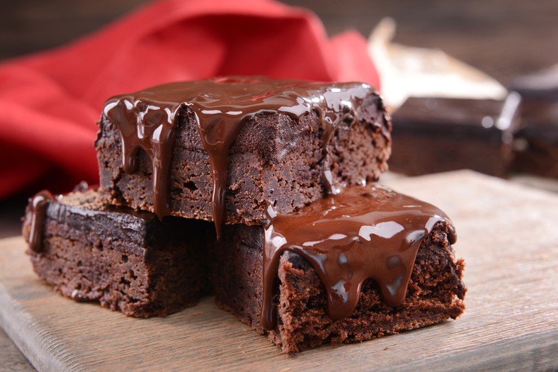 Czekoladowe ciasto brownie