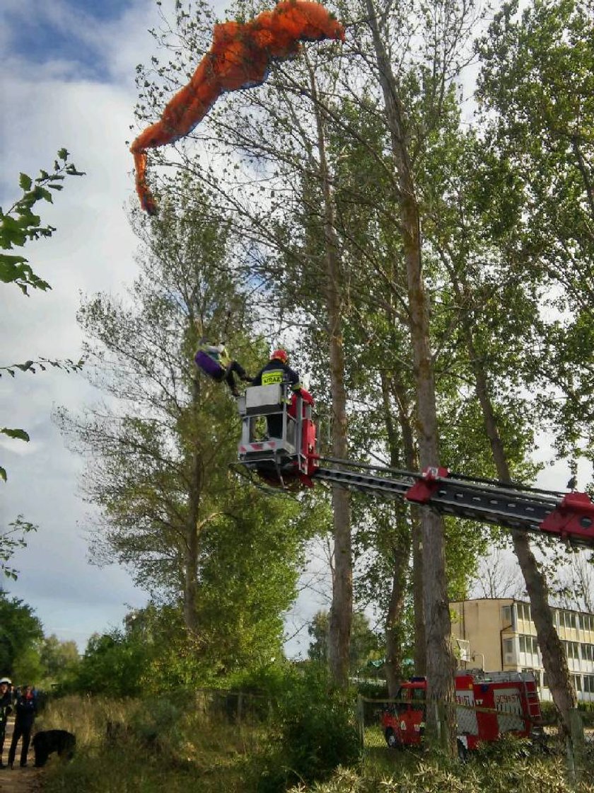 Nietypowa akcja strażaków