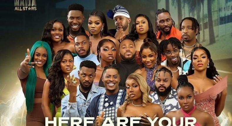20 contestants of Big Brother Naija All Stars season eight [Instagram/bigbronaija]