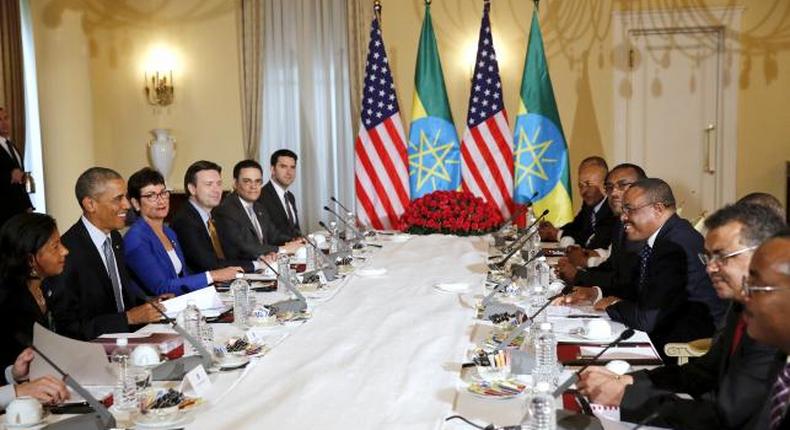 Ethiopia PM says agrees with US on intensifying fight against militancy