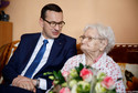 Mateusz Morawiecki u pani Tekli