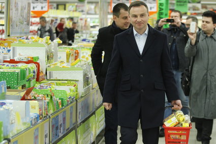 Zakupy Andrzeja Dudy zdrożały o prawie 30 procent