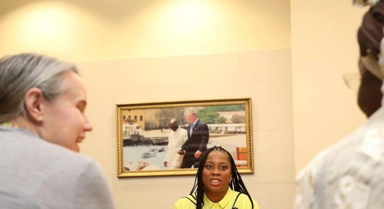 La basketteuse sénégalaise d'origine américaine, Cierra J. Dillard est l'invitée de l'Ambassade des Etats-Unis à Dakar