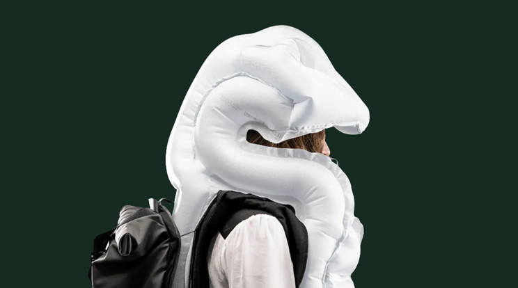 Az új  légzsákos hátizsák megvédi a kerékpárosok fejét és nyakát, ha baj van / Fotó: In & Motion