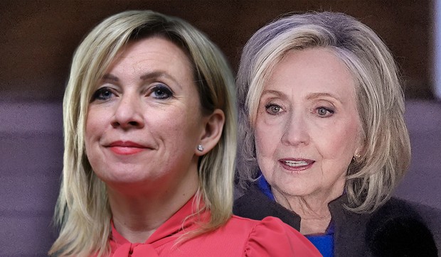 Marija Zaharova i Hilari Klinton