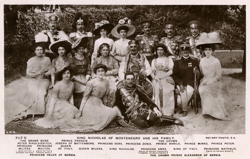 Kralj Nikola Petrović Njegoš i porodica