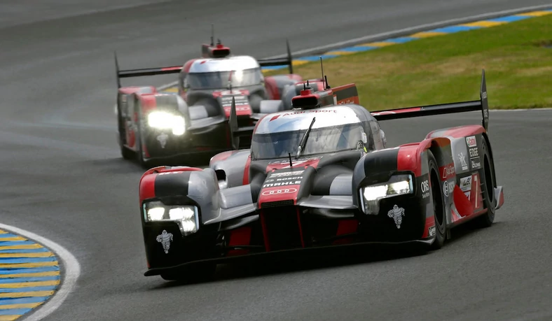 Audi R18 w wyścigu 24h Le Mans 2016