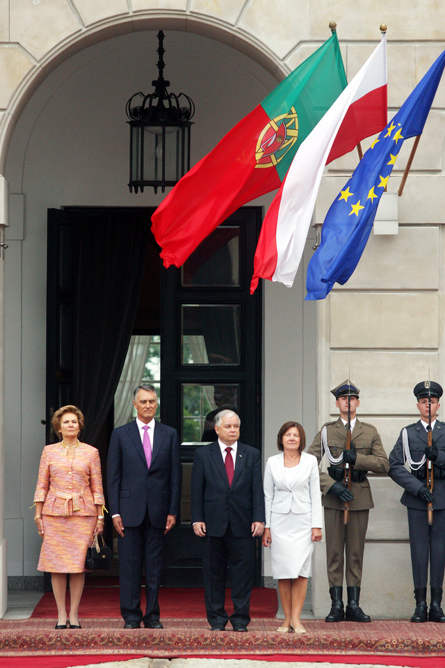 WARSZAWA PREZYDENT PORTUGALIA WIZYTA ROZPOCZĘCIE