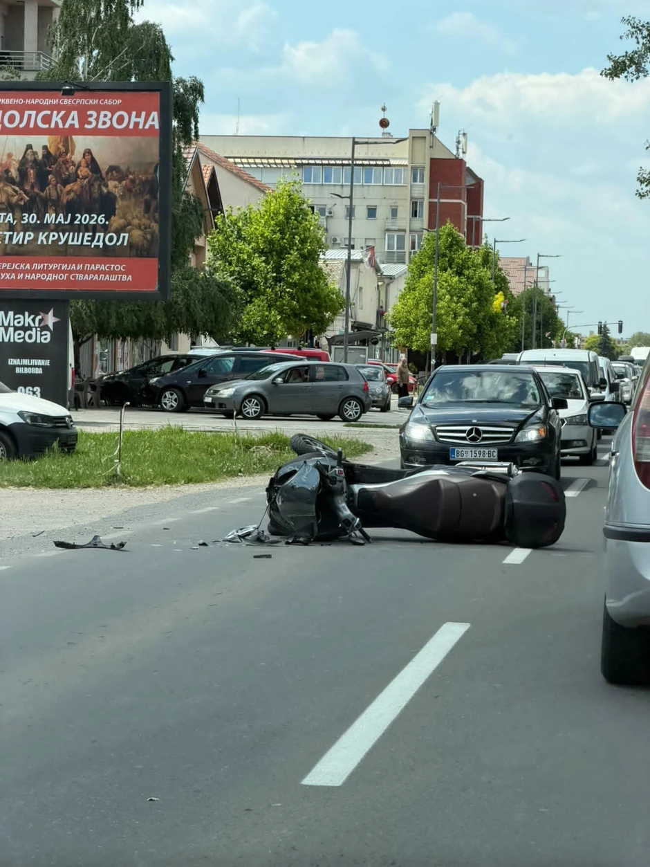 Saobraćajna nesreća u Novoj Pazovi