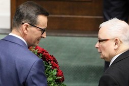 Mateusz Morawiecki i Jarosław Kaczyński