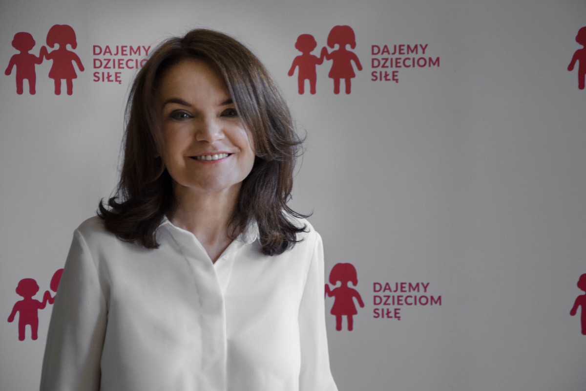 dr Monika Sajkowska - prezeska Fundacji Dajemy Dzieciom Siłę