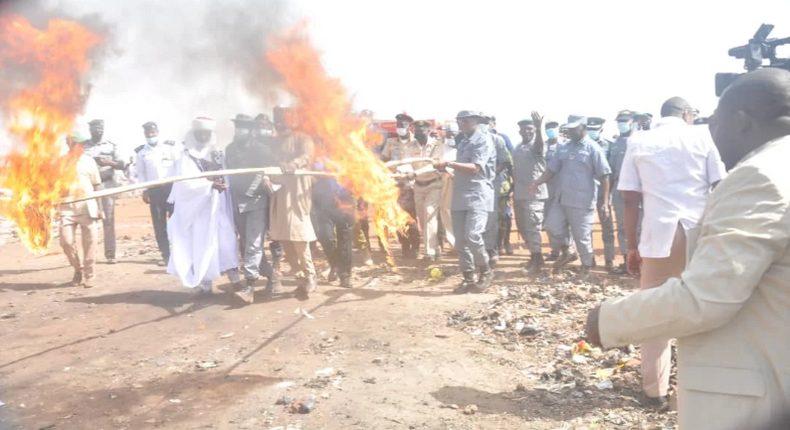 Nigerian Customs, NAFDAC destroy seized contraband, expired goods in Sokoto [NAN]