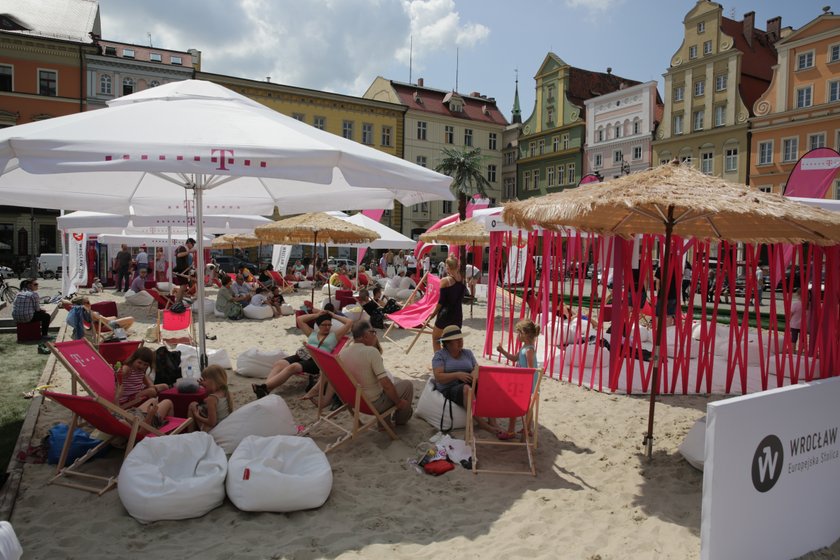 Plaża na pl. Solnym