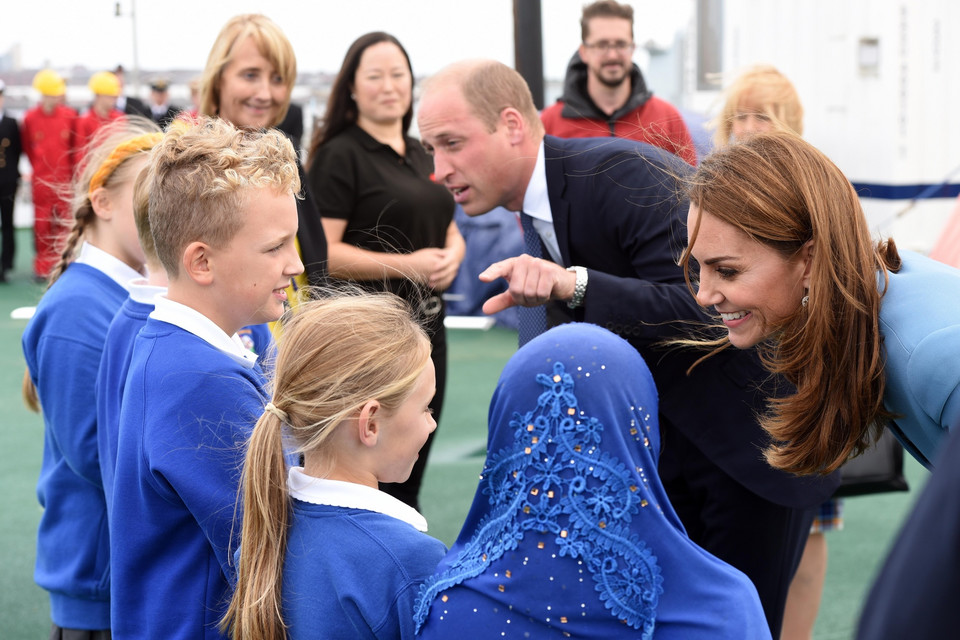 Kate i William ochrzcili statek polarny