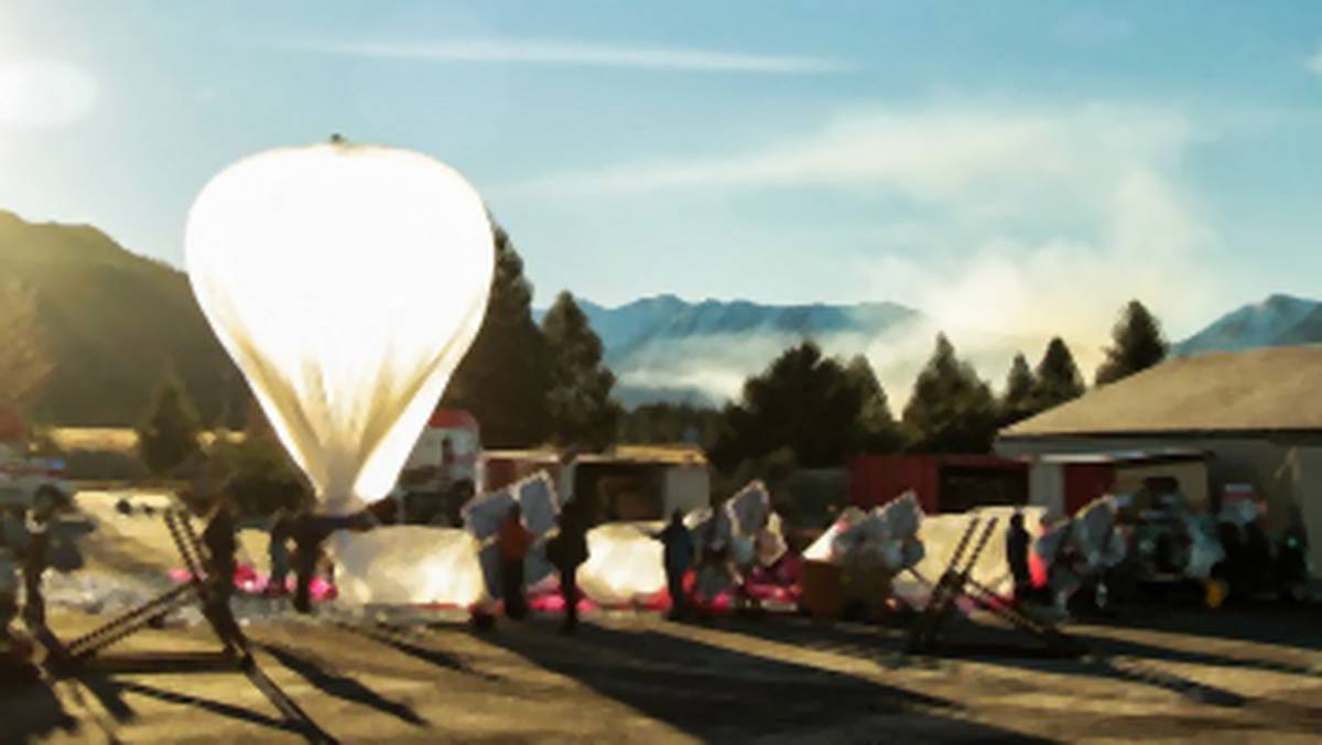 Projekt Loon: Google chce udostępniać internet z balonów