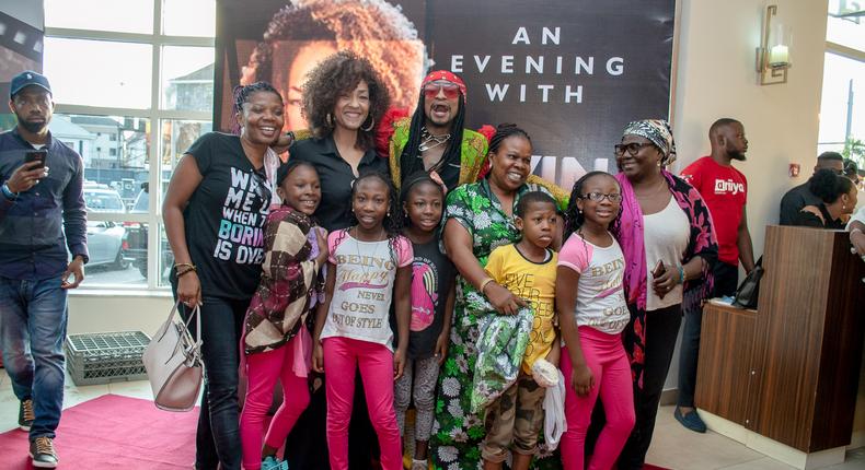 Elvina Ibru, Denrele Edun and fans