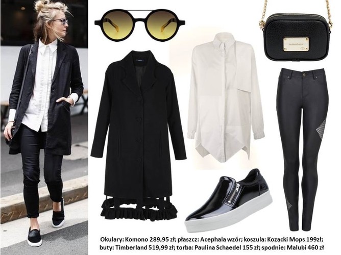 Kolorystyczny minimalizm. STYLIZACJE