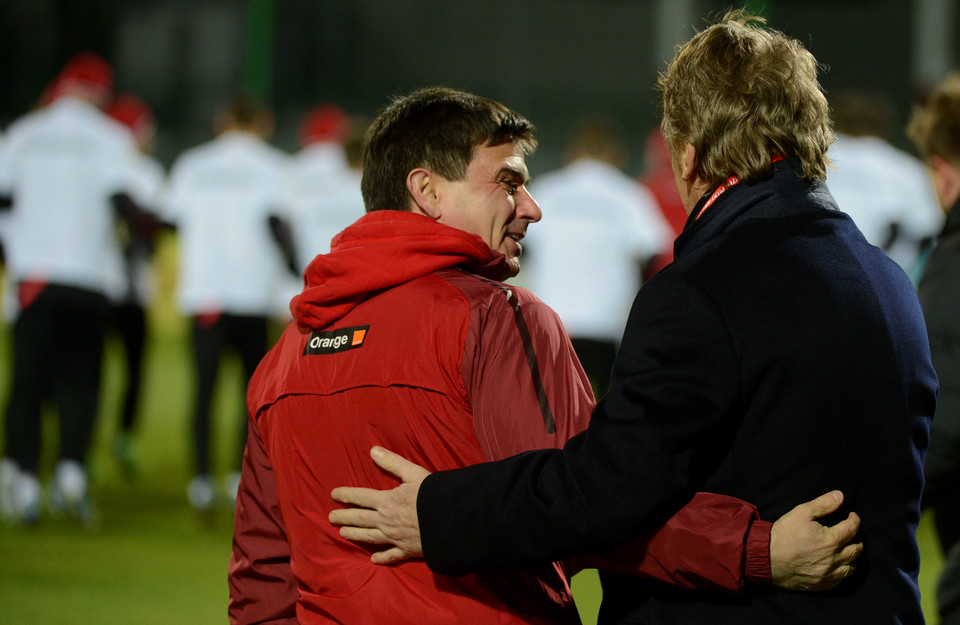 Waldemar Fornalik i Zbigniew Boniek