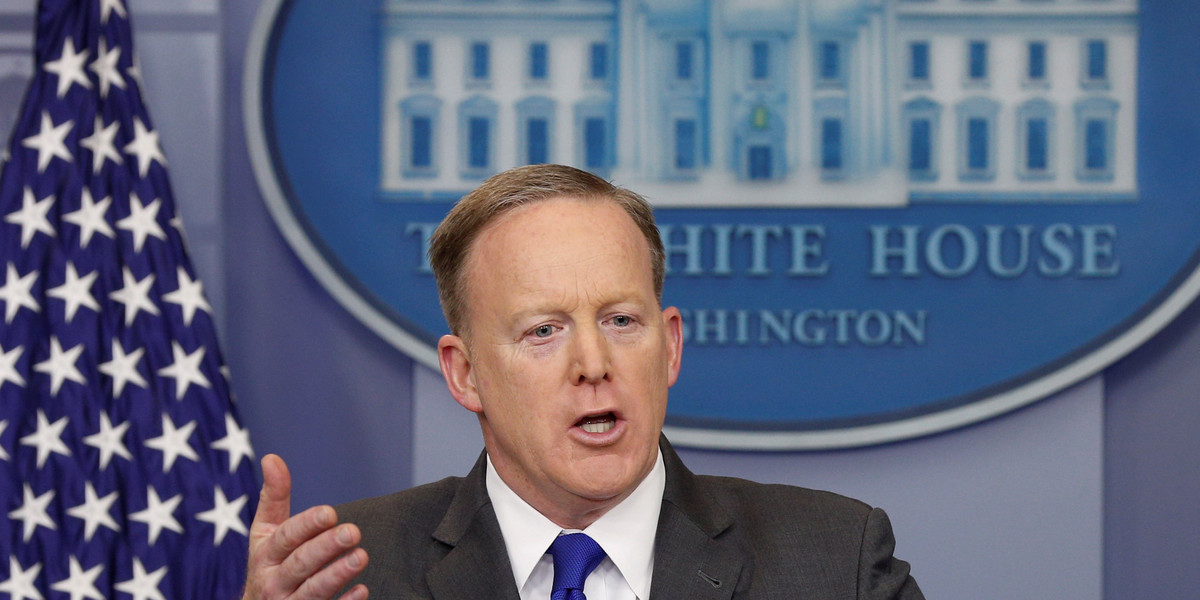 Sean Spicer says reporter April Ryan should be able to 'take it' when he pushes back on questions