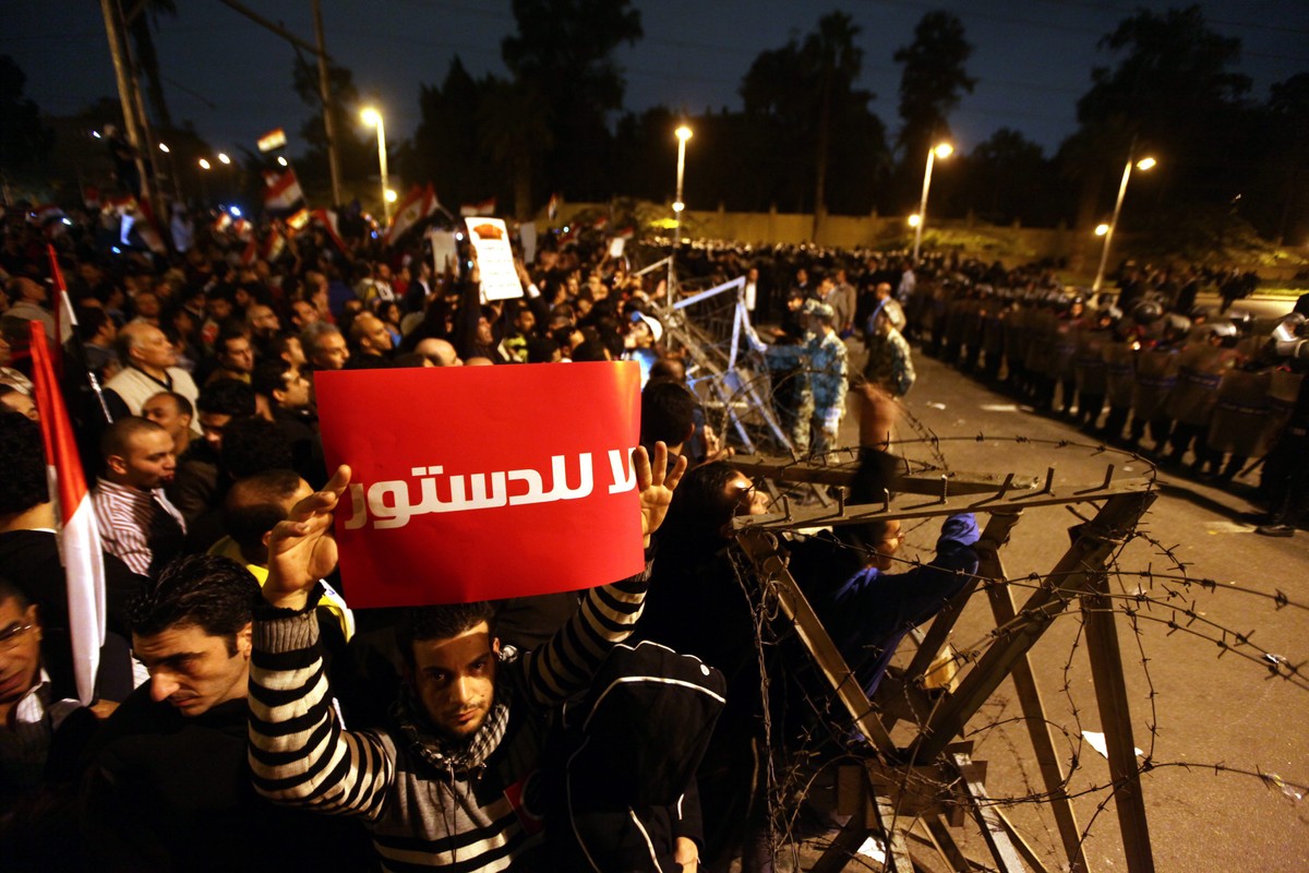 Antyprezydencka demonstracja w Egipcie