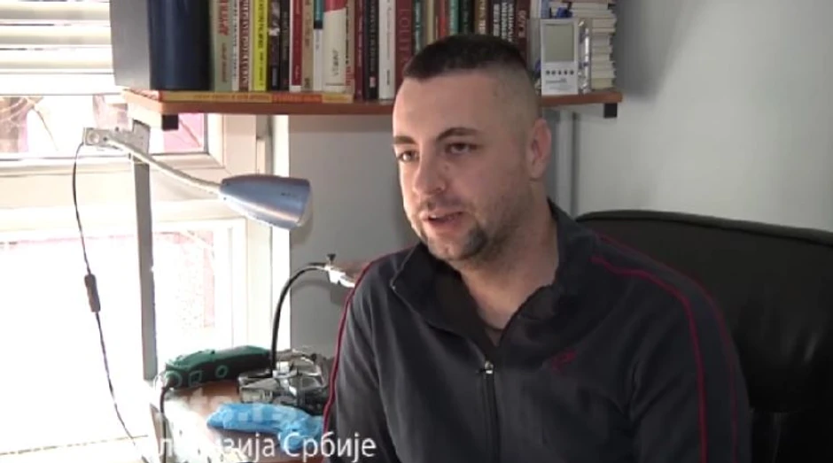 Nikola Kujundžić, umetnost na čašama