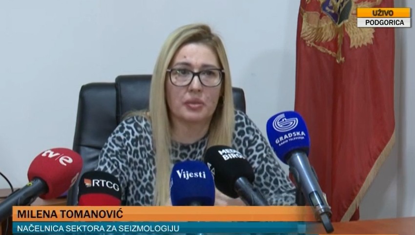 Milena Tomanović, načelnica odseka za analizu i obradu podataka u Sektoru za seizmologiju