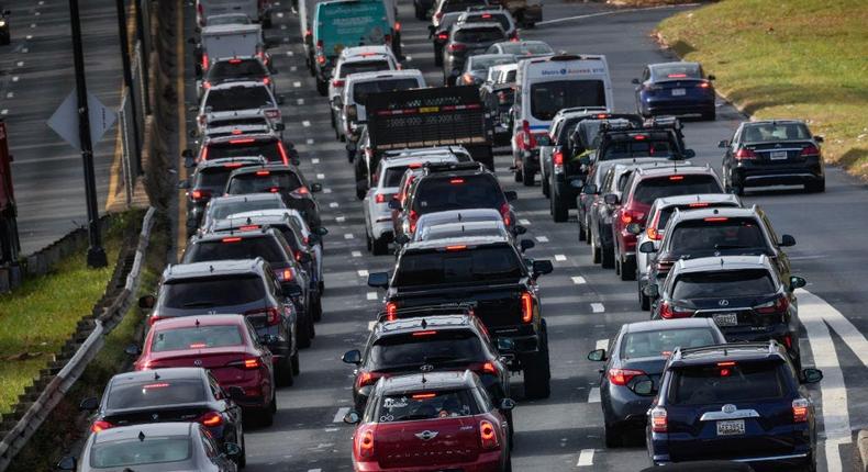Some cities have average commutes of over 35 minutes.Drew Angerer/Getty Images