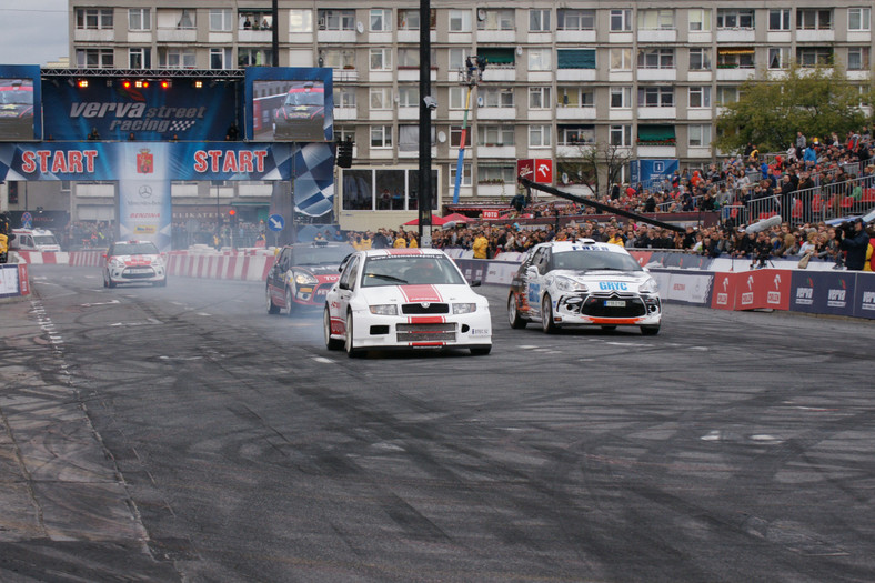 Popisy rajdowych Citroënów na VERVA Street Racing