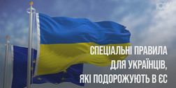Спецiальнi правила для українців, які подорожують в ЄС