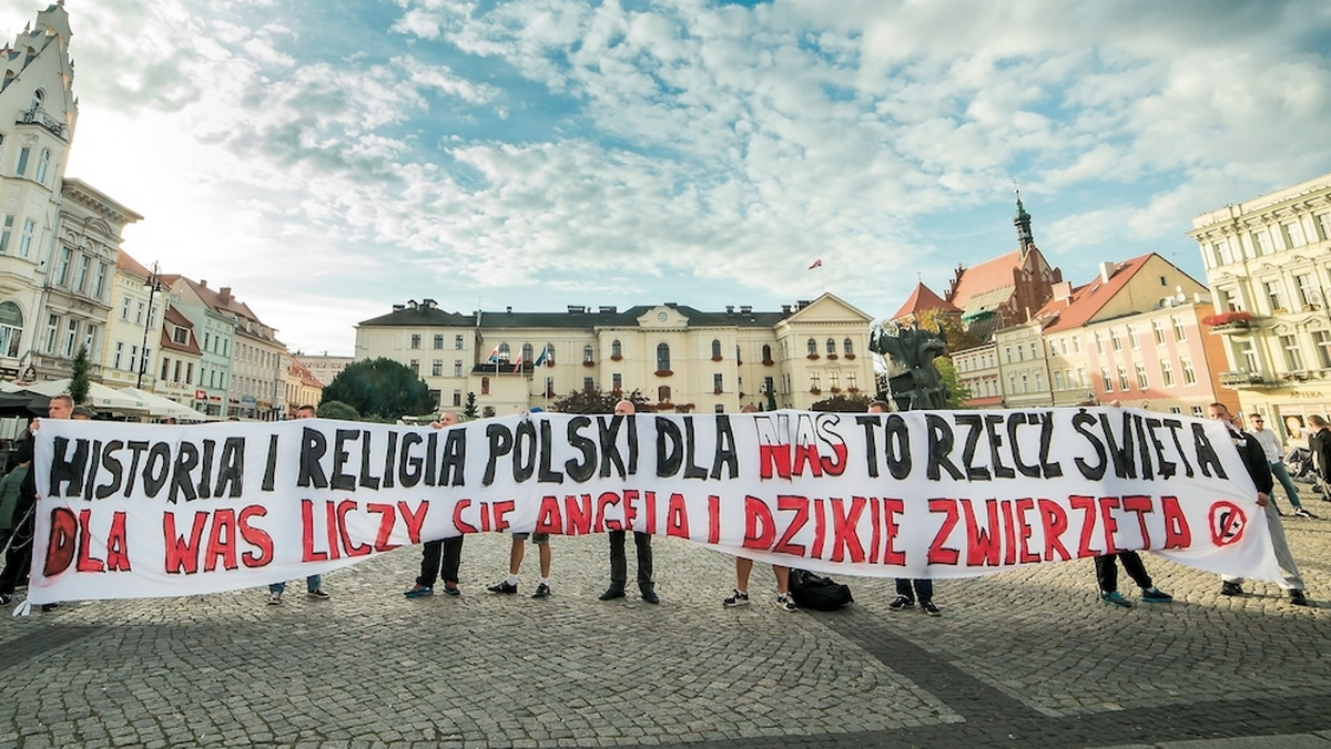 Młodzież Wszechpolska, Protest przeciwko przyjmowaniu imigrantów
