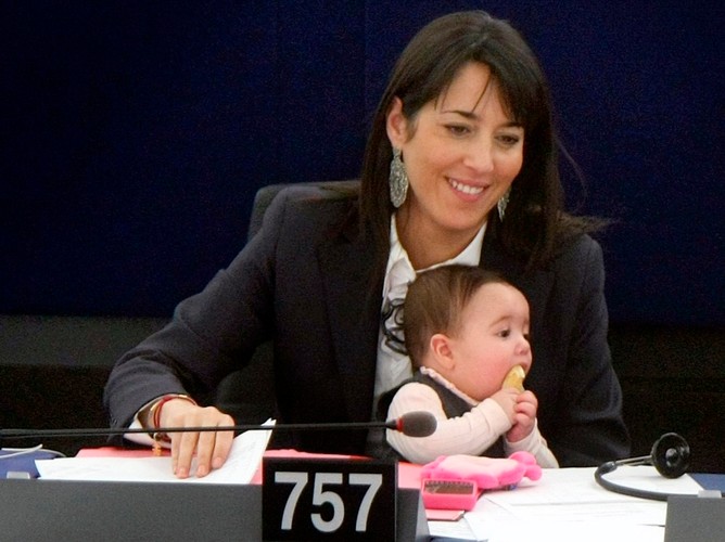 Licia Ronzulli z córką Vittorią