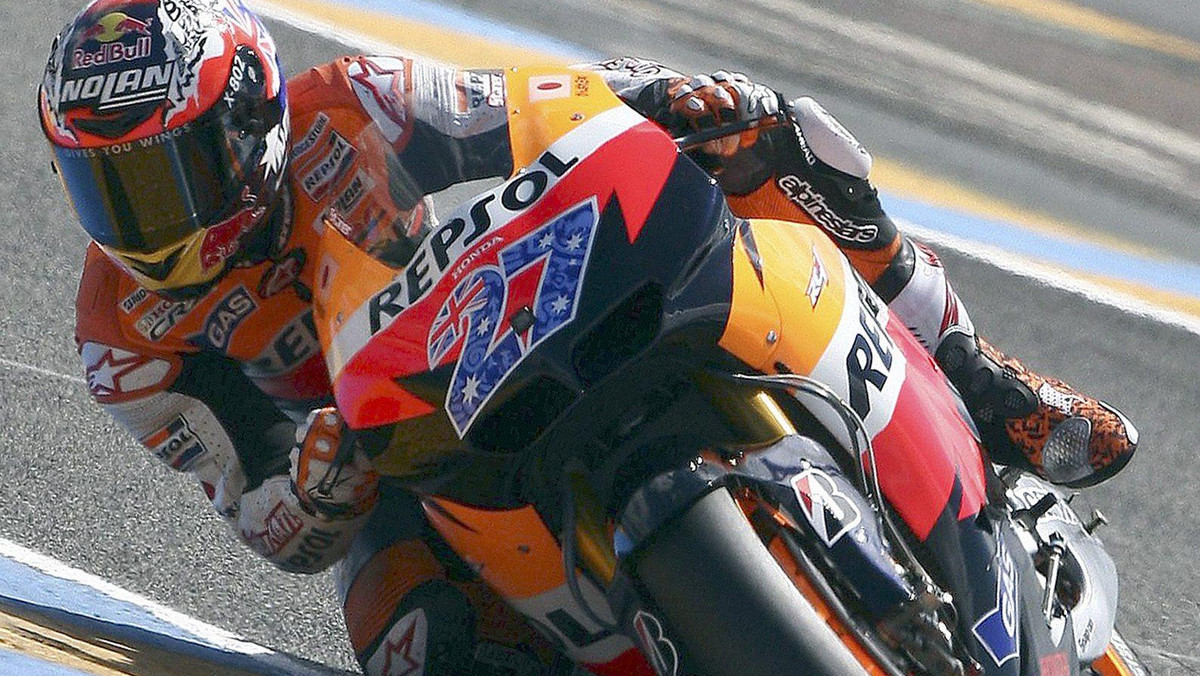Casey Stoner (Honda) po raz drugi w tym sezonie stanął na najwyższym stopniu podium. W niedzielę Australijczyk wygrał wyścig MotoGP o Grand Prix Francji.