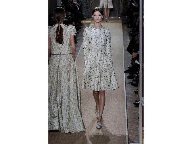 Kasia Struss na pokazie Valentino