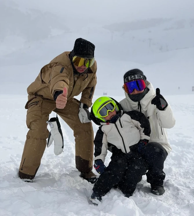 Rafael Nadal i Ćiska sa sinom